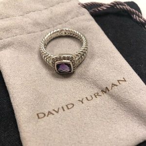 David Yurman Petite Albion Ring with Diamonds
